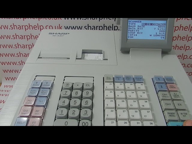 Metrologic MS3780 Handheld Barcode Scanner FOR SHARP XE-A507 Cash Register