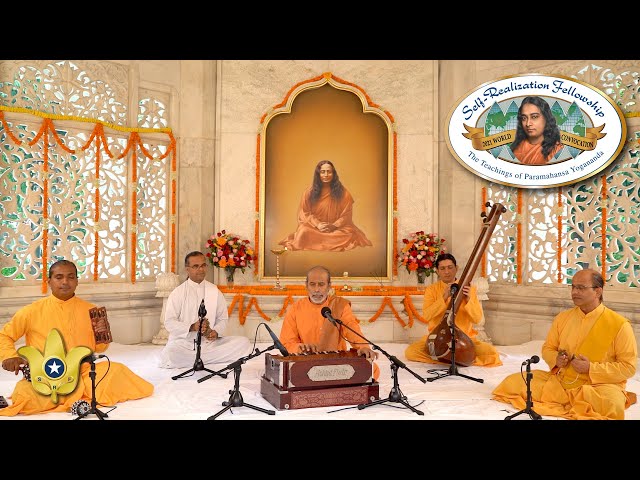 Kirtan With YSS Monks at Paramahansa Yogananda Smriti Mandir | 2021 SRF World Convocation class=