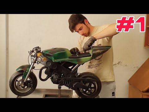 RESTAURO MINIMOTO - introduzione e smontaggio motore - episodio 1