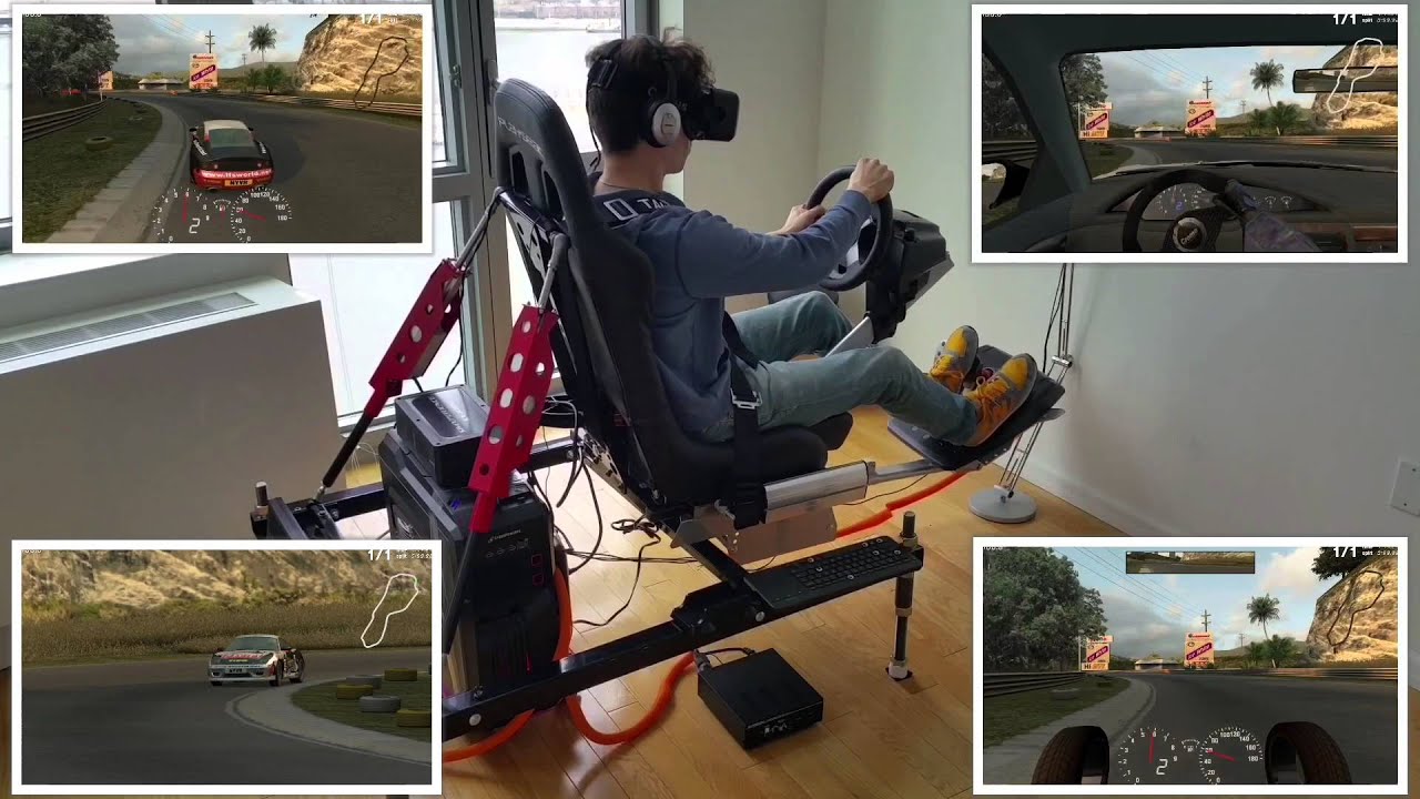 2dof simxperience diy full motion lfs with dk2 vr youtube