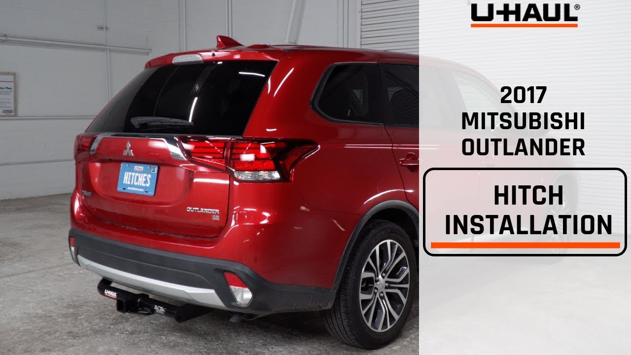 2017 Mitsubishi Outlander Trailer Hitch Installation - YouTube