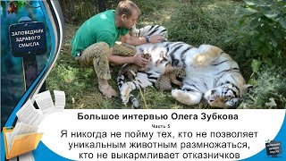 Олег Зубков: я никогда не пойму тех, кто не размножает редких животных
