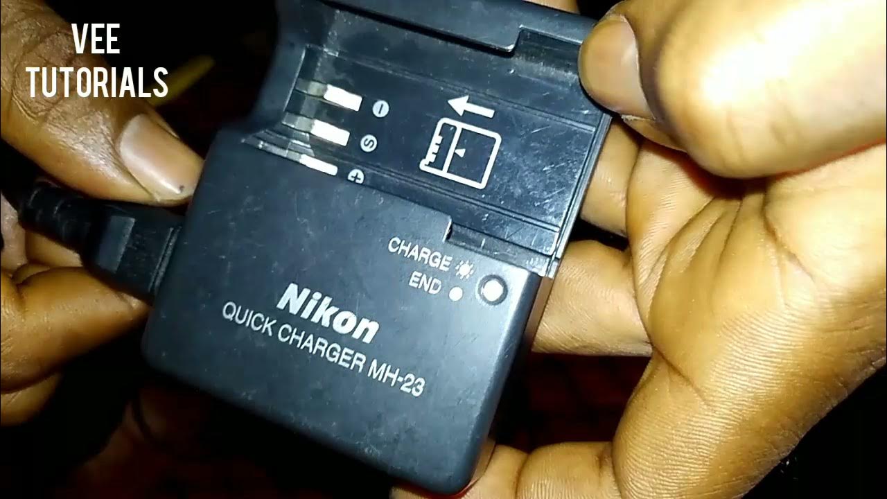 How to charge Nikon D60 camera's battery/tutorials for beginers. YouTube