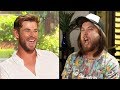 Ozzy Man & Chris Hemsworth Interview + GUESS THE AUSSIE SLANG (Expert Mode)