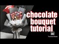 chocolate bouquet tutorial | Diy wrapping bouquet chocolate