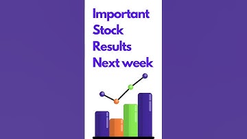 Important Stocks results Next Week