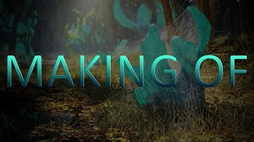 Fantasy forest creation in the Corona Renderer.