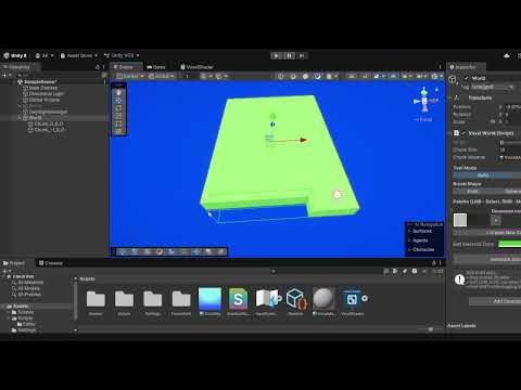 Unity Voxel Engine Showcase: Infinite Generation & Greedy Meshing