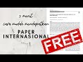 5 Menit Cara Mendapatkan Paper Internasional GRATIS!