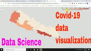 Covid-19 data visualization of Nepal using Choropleth map