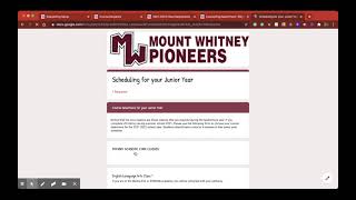 2021-22 Sophomore to be Junior Registration