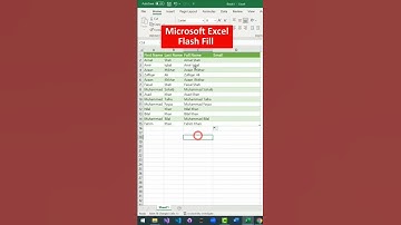 Saving 95% time Flash Fill Command in Microsoft Excel. #excel  #shorts #tutorial .