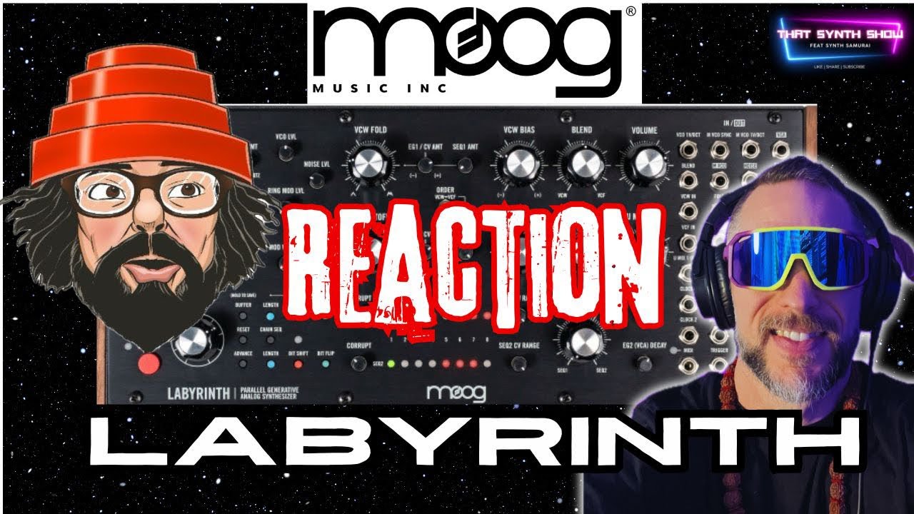 REACTION TO THE MOOG LABYRINTH WITH SYNTH SAMURAI & SYNTH PUNK YouTube