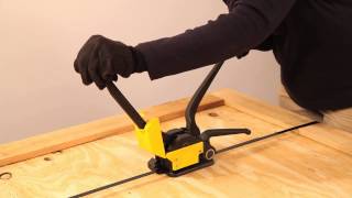 Sealing Steel Strapping with the Sealless Combination Tool from Associated Bag