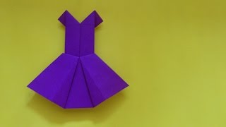 Cara Membuat Origami Baju Pesta | Origami Baju