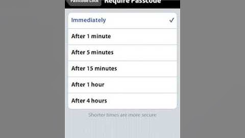 Set a Passcode Lock on Your iPhone or iTouch