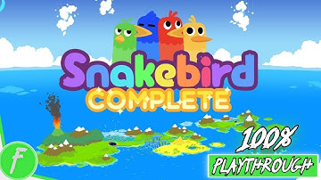 Snakebird Complete FULL GAME WALKTHROUGH Gameplay HD (PC) | NO COMMENTARY