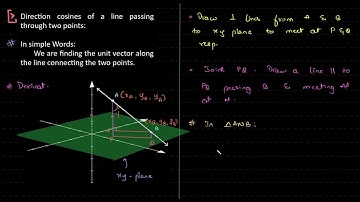 11 00 C 1 Direction Cosines of a Line Passing via Two Points E
