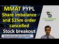 MMTLP A look at the share imbalances & review of ETrades $25m cancelled order. PYPL PAYPAL break out