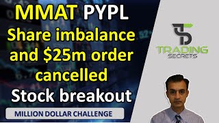 MMTLP A look at the share imbalances & review of ETrades $25m cancelled order. PYPL PAYPAL break out