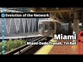 Miami's Metrorail & Metromover Network Evolution