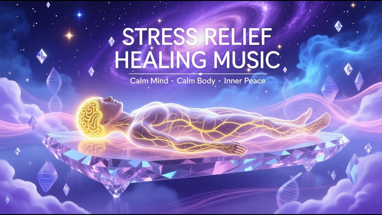 Stress Relief Healing Music – Breathe, Relax, Heal 🌌 - YouTube