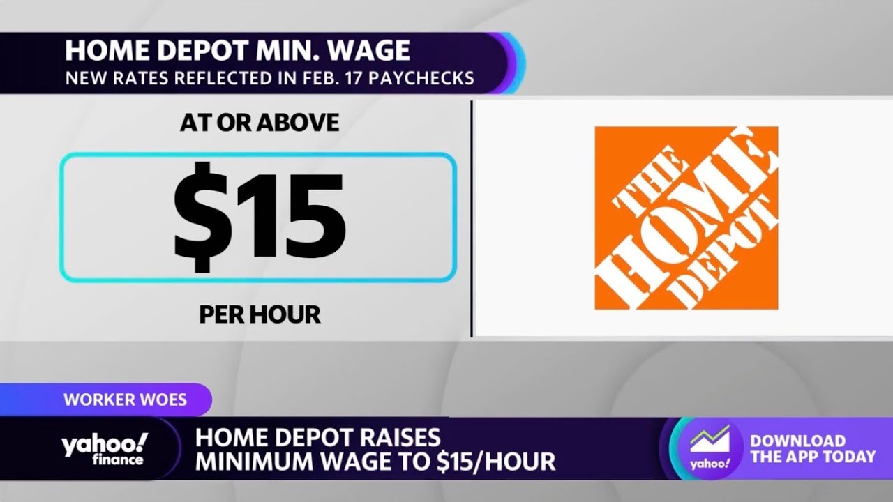 Home Depot and Walmart set to raise minimum wage for employees in