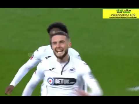 أهداف مباراه مانشستر سيتي و سوانزي سيتي كاس الرابطه وجنون المعلق 2 3