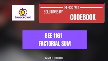 How to Start Coding? Competitive Programming | URI | 1161 | Factorial |  Q&A | Python