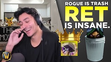 I Quit Rogue - Ret is HILARIOUSLY Broken | Pikaboo WoW Arena