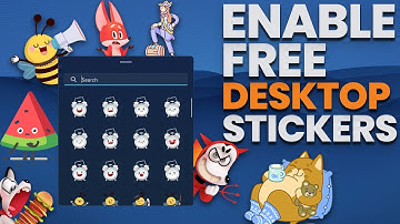 How to Enable and Use Desktop Stickers on Windows 11