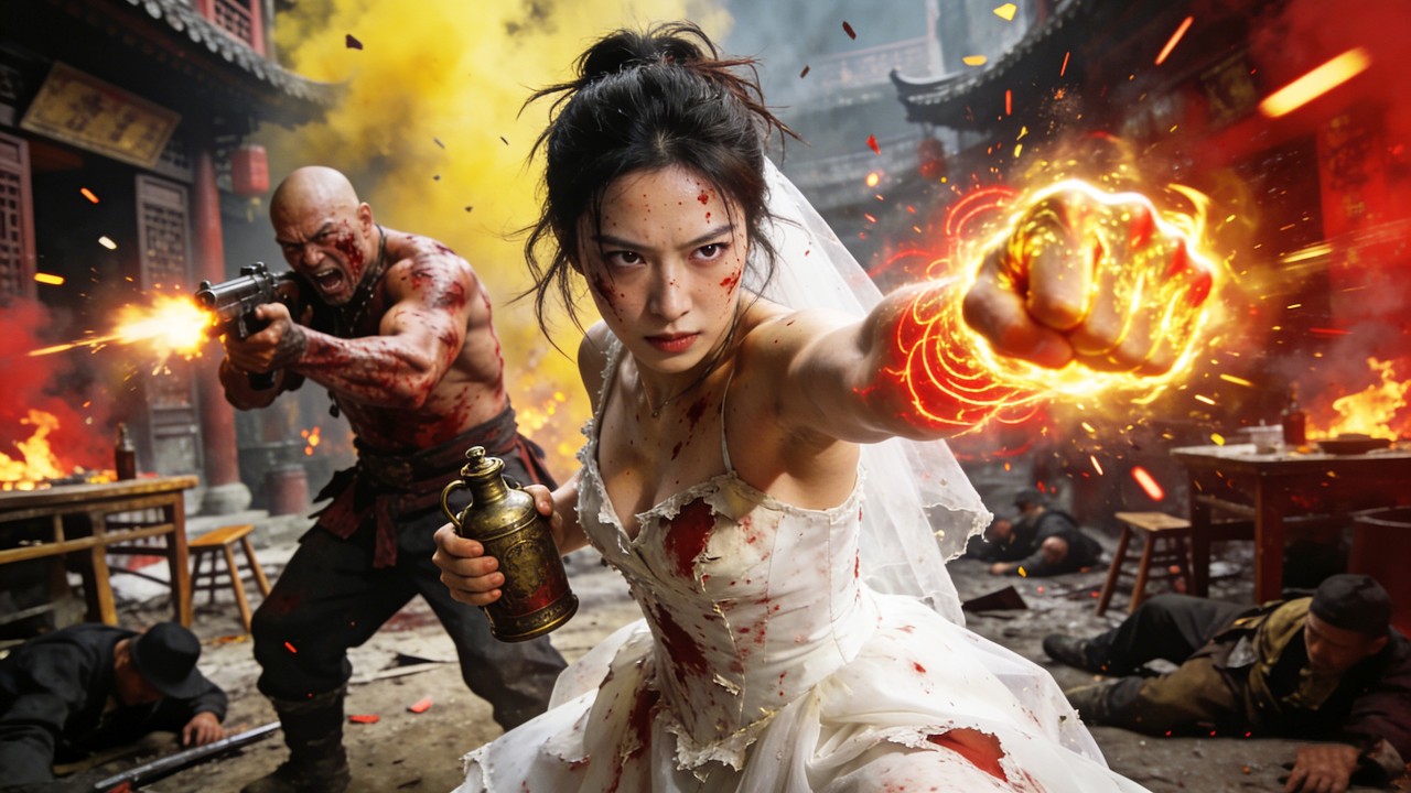 【FULL MOVIE】年度高燃激戰！臥底新娘火力全開化身人形兵器，拳拳暴擊橫掃所有惡匪！