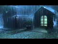 Listen &amp; Sleep Immediately in Under 3 Minutes with Heavy Rain &amp; Thunder Sounds on Farm Tent at Night