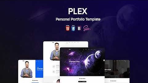 Plex - Creative Personal Portfolio Template | Themeforest Website Templates and Themes
