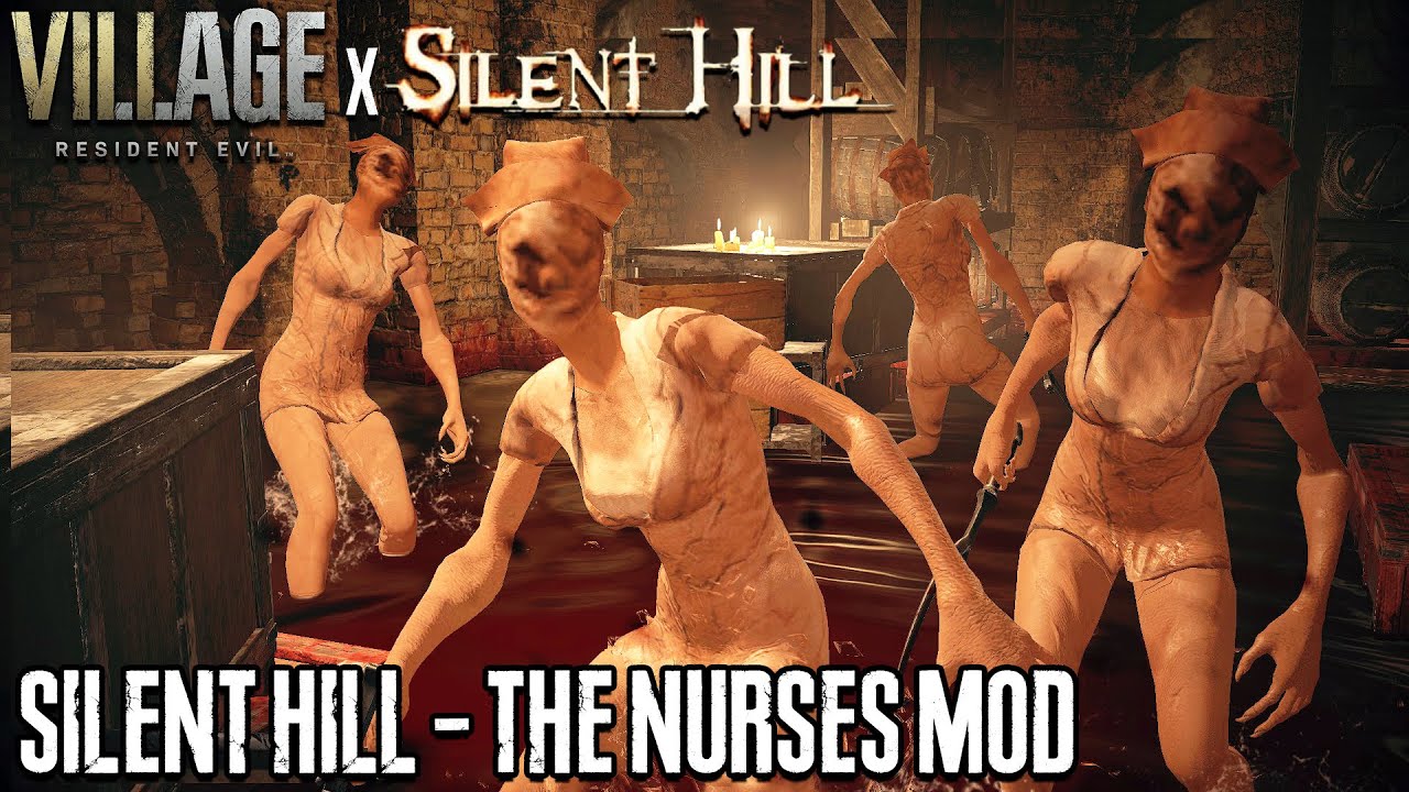 Resident Evil Village mods add DMC5's Dante and Silent Hill's nurses