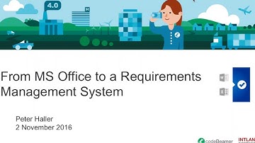 From MS Office to a Requirements Management System