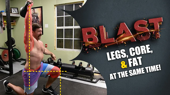 50 Rep Single Kettlebell Legs & Core Torching Workout | Chandler Marchman