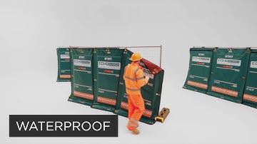 Temporary noise reduction barrier H4