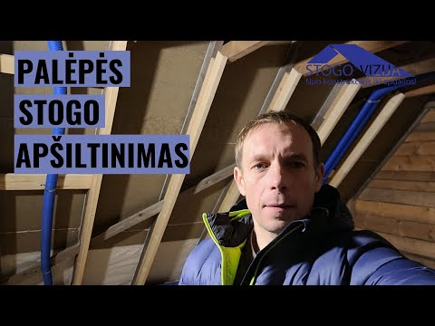 Video: Palėpės šiltinimas