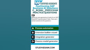 SAP C_BCBAI_2509 Exam Prep | Business AI Solutions Associate Certification Questions 2025