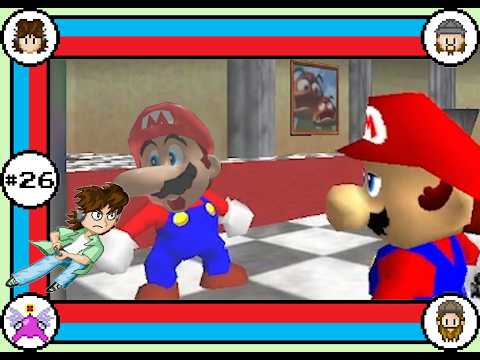 Let's Play - Super Mario 64 - Part 26 - Our Size Changing Balls (Chipmunks & Power Armour Guys)