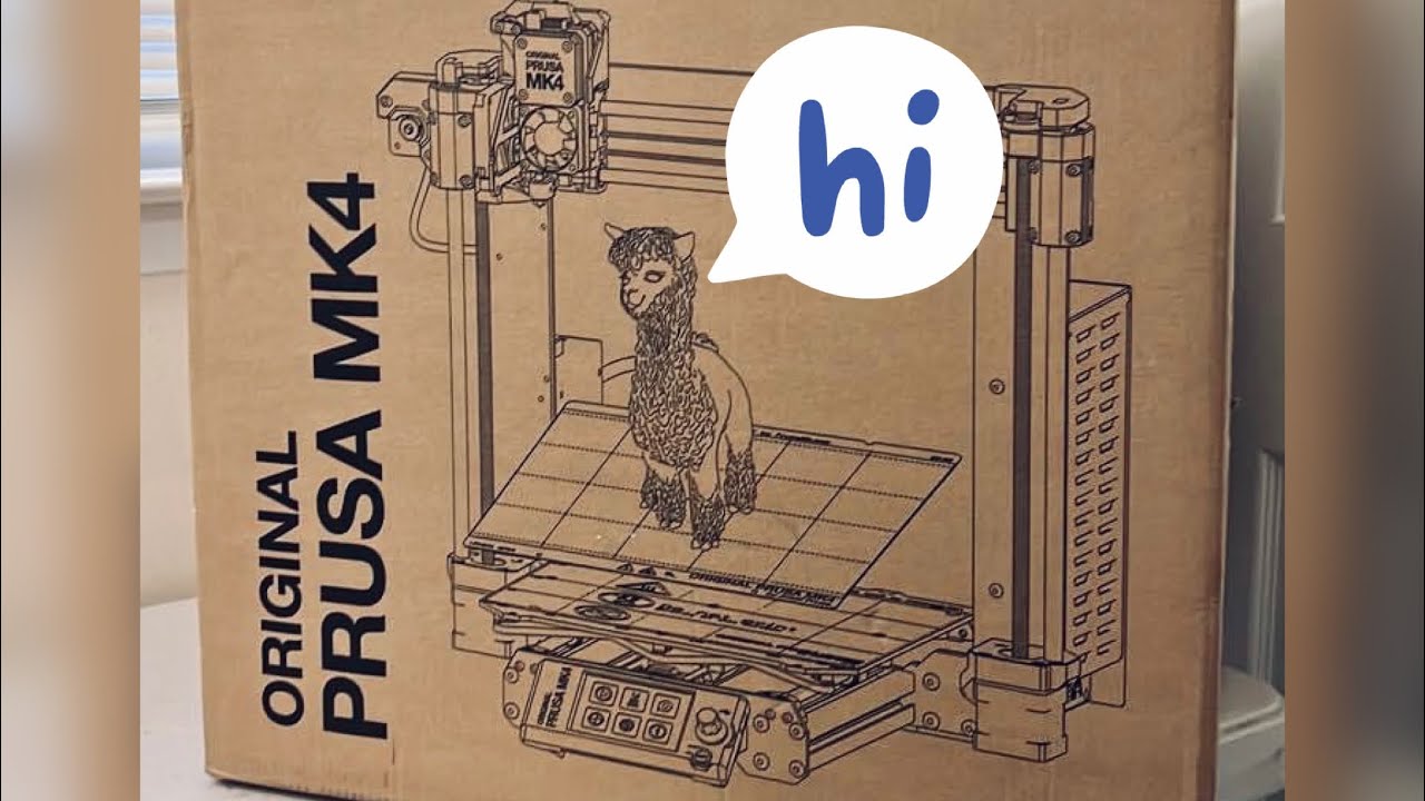 Original Prusa Mk4 unboxing and quick setup - YouTube