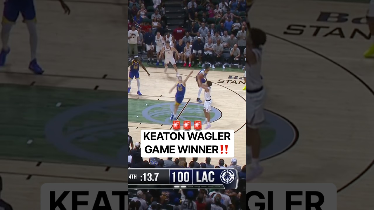 🚨 Keaton Wagler game winner! 🚨 #shorts