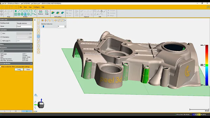 peel 3d™ Training Video | Distance measurement