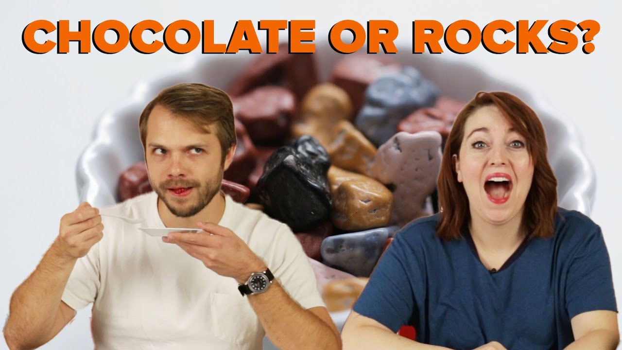 Is This Food Or Something Else?: Chocolate or Rocks  Tasty