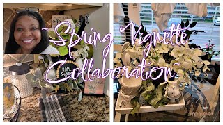 SPRING/SUMMER Kitchen Vignette COLLABORATION/#summerkitchendecorchallenge23