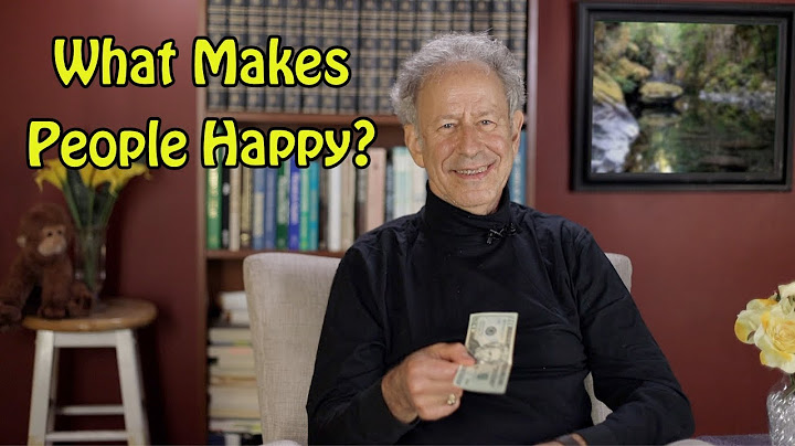 What Makes People Happy?
