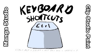 Important Manga Studio/Clip Studio Paint Keyboard Shortcuts