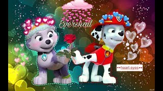 картинка: 🌷Маршалл & Эверест🌷~ для Skye paw patrol/💫Marshall x Everest💫~ for Skye paw patrol.