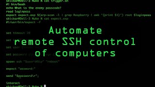 Automate Remote SSH Control of Computers with Expect Scripts [Tutorial]